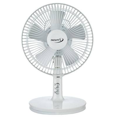 VENTILATEUR 2EN1 SOLAIRE ET ELECTRIQUE DIAM 27CM (1)