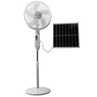 VENTILATEUR SUR PIED 2EN1 SOLAIRE ET ELECTRIQUE DIAM 41CM