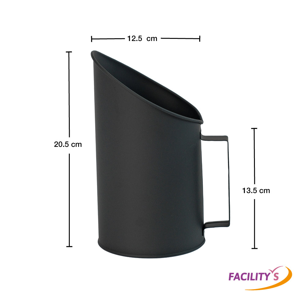 PELLE A PELLETS GRANULES BOIS TAMIS ACIER NOIR (4)