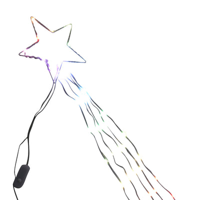 ETOILE FILANTE LUMINEUSE ELECTRIQUE 85LED RVB AVEC TELECOMMANDE