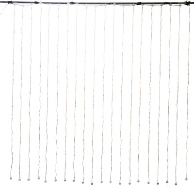 RIDEAU  LUMINEUX RGB 400 LED 2X2M AVEC APPLICATION MOBILE