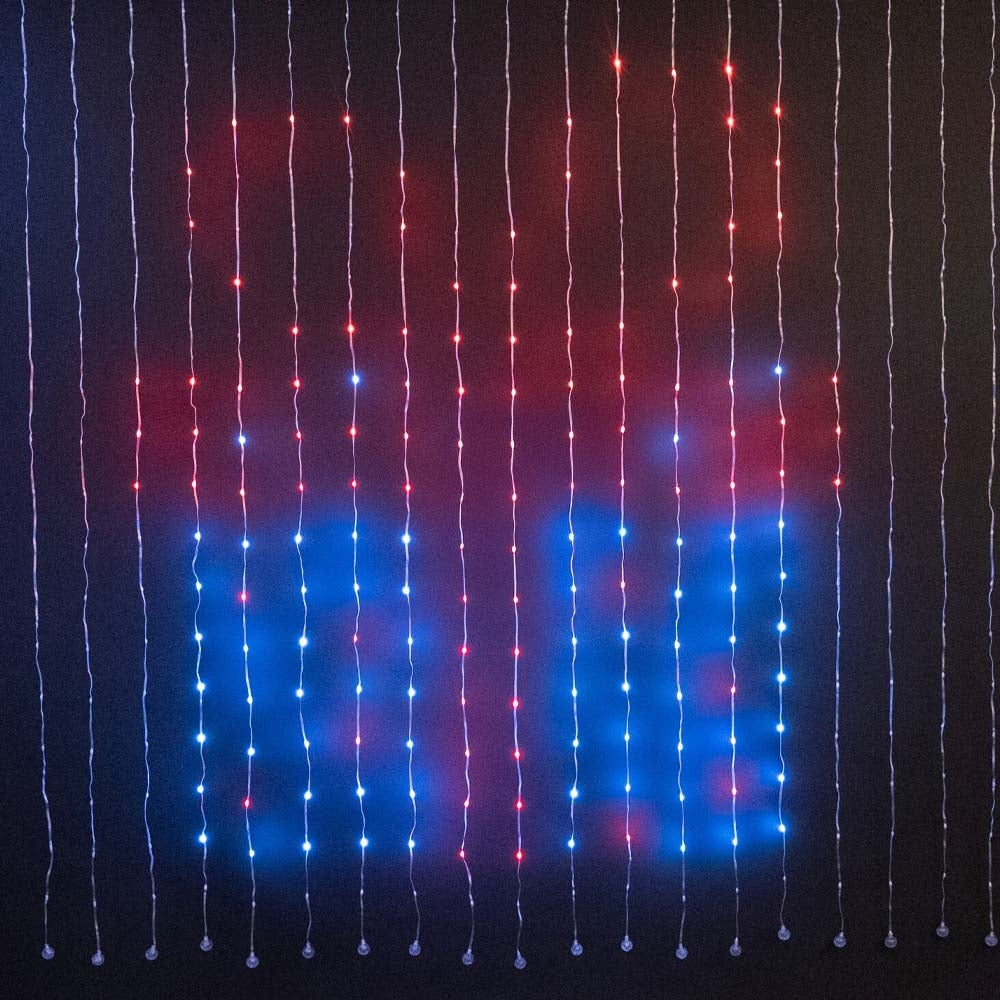 RIDEAU  LUMINEUX RGB 400 LED 2X2M AVEC APPLICATION MOBILE (3)