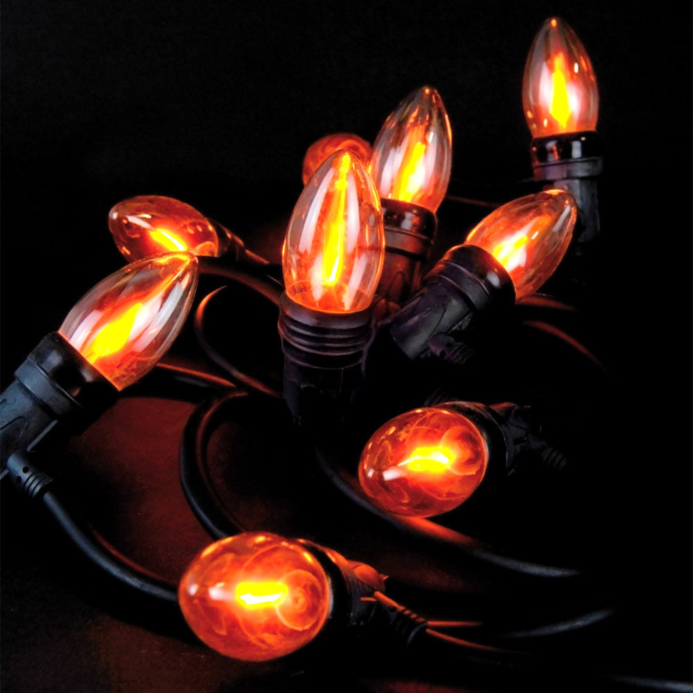 GUIRLANDE ELECTRIQUE LED 10 AMPOULES FLAMME