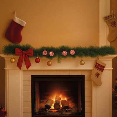 GUIRLANDE VERTE 200X6X5M BOA LONGUE (1)