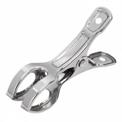 LOT DE 12 PINCES A LINGE INOX 8,5xØ1,9CM (1)