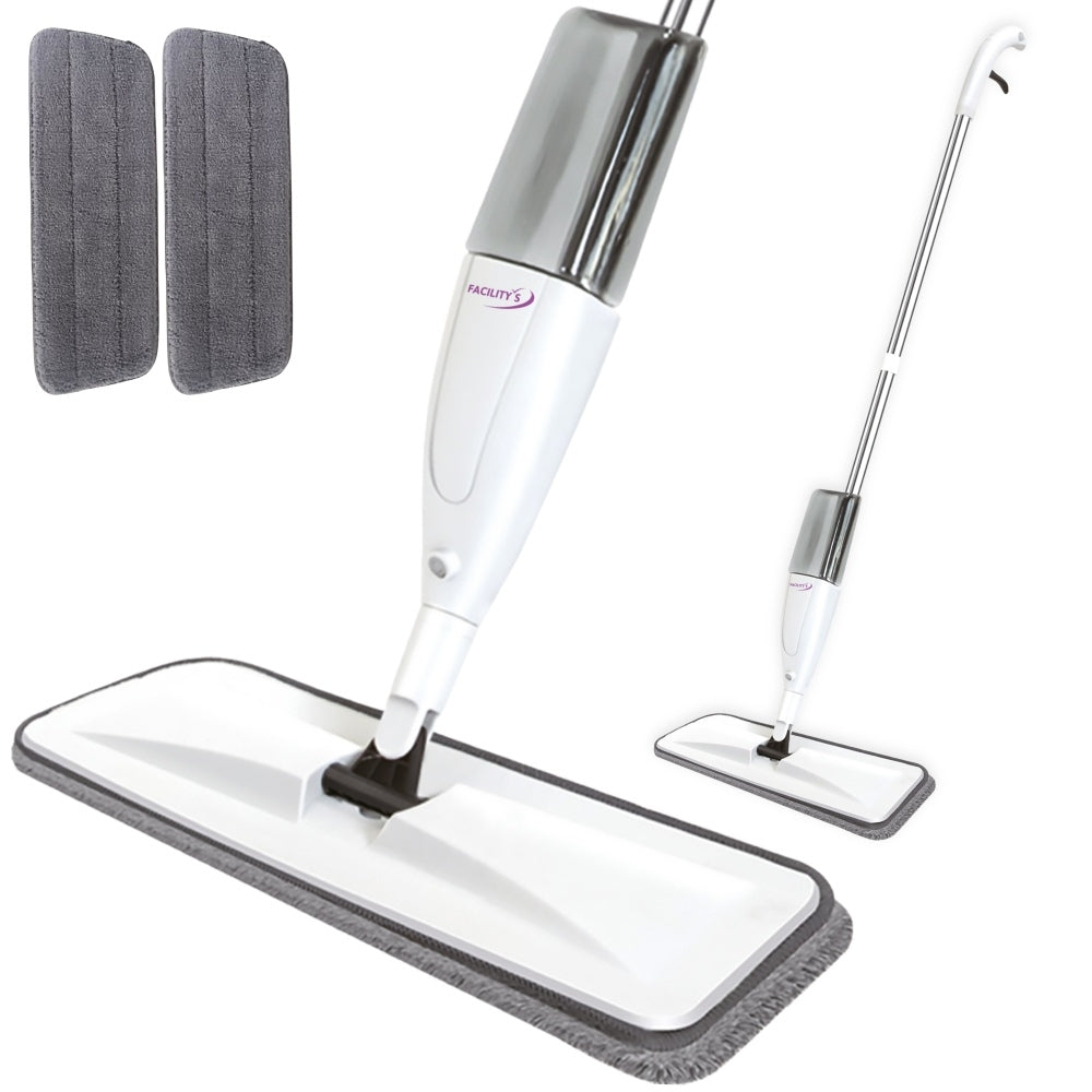 BALAI SERPILLERE PULVERISATEUR AVEC RÉSERVOIR 300 ML ET 2 MOP
