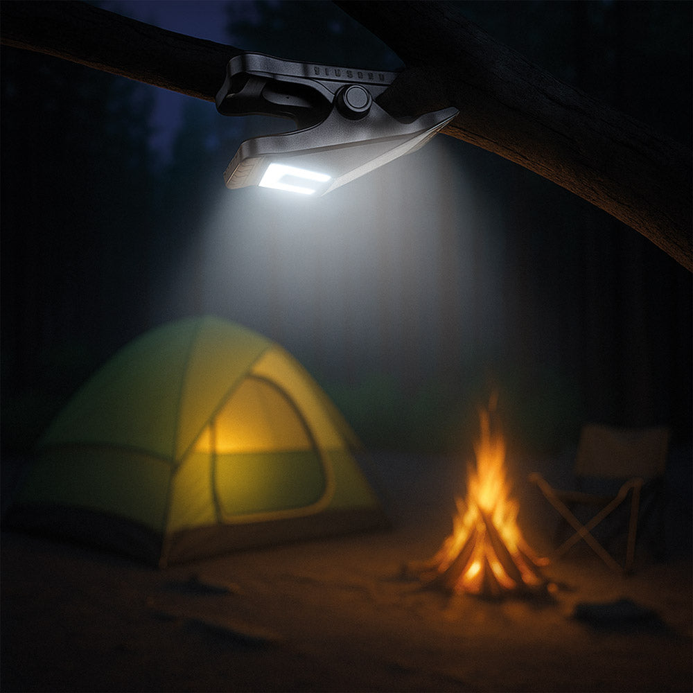 LAMPE SOLAIRE PINCE DETECTEUR DE MOUVEMENT 350LM (6)