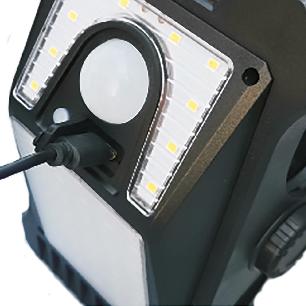 LAMPE SOLAIRE PINCE DETECTEUR DE MOUVEMENT 350LM (4)