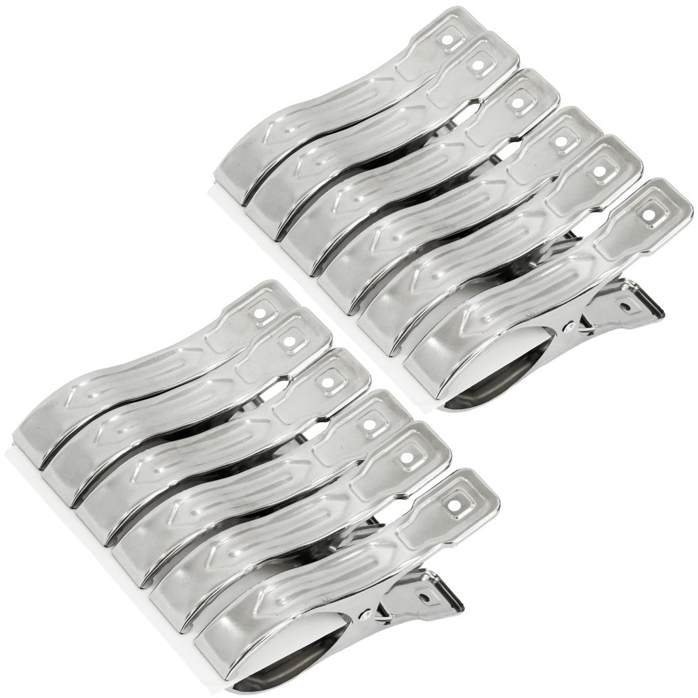 LOT DE 12 PINCES A LINGE INOX 12xØ3,5CM