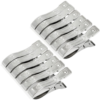 LOT DE 12 PINCES A LINGE INOX 12xØ3,5CM