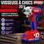 KIT VISSEUSE A CHOCS 170NM SANS FIL 20V CHARGEUR 2 BATTERIES 2AH (4)