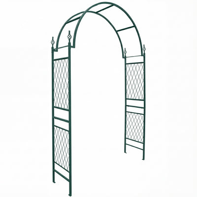 ARCHE DE JARDIN 143×40×234 CM METAL VERT TRADITION