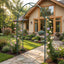 ARCHE DE JARDIN 143×40×234 CM METAL VERT TRADITION (2)