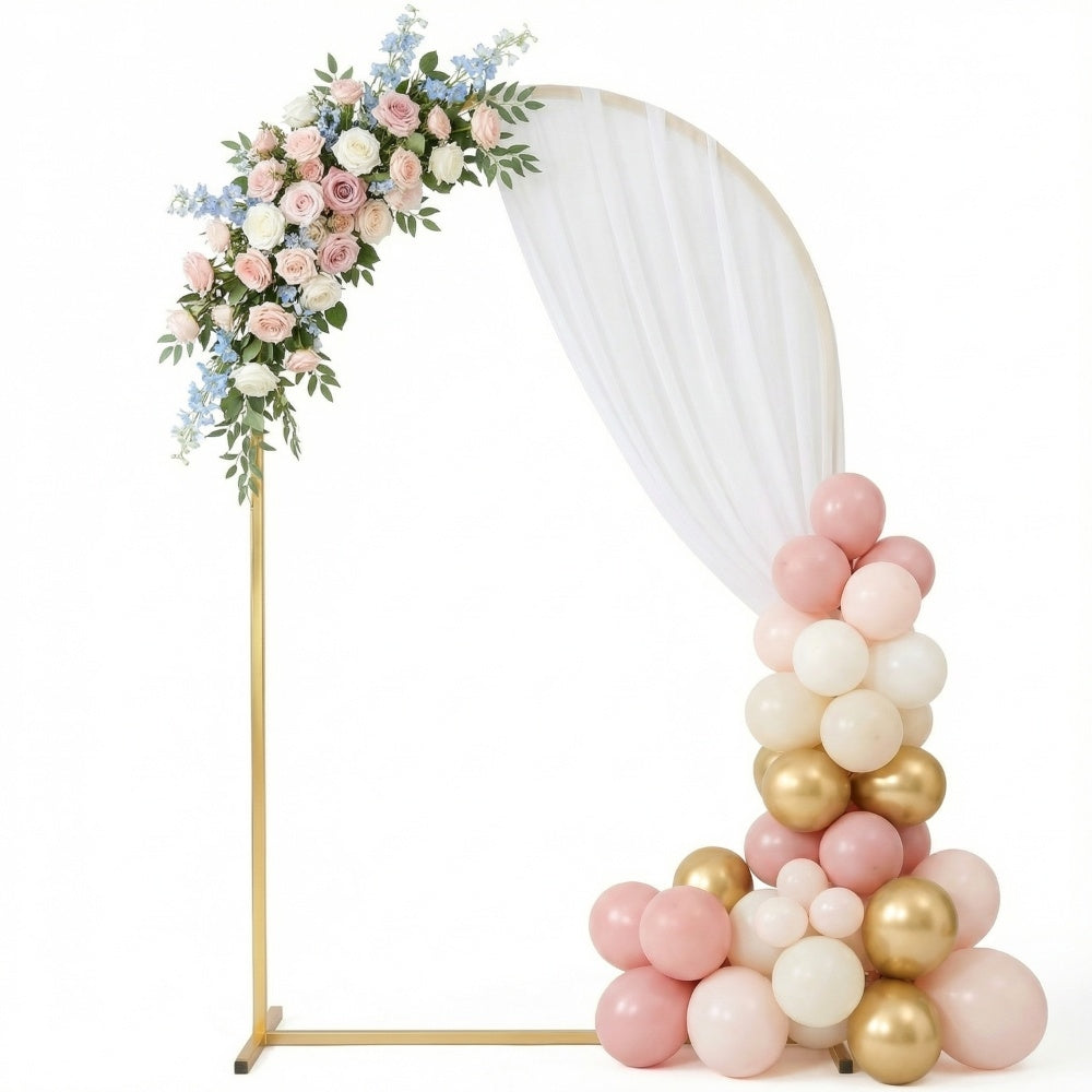 ARCHE DE MARIAGE 220x120 CM METAL OR
