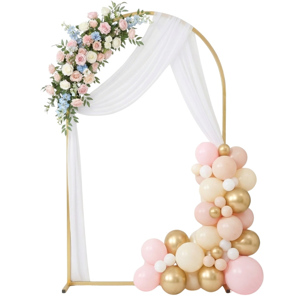 ARCHE DE MARIAGE 220x120 CM METAL OR (2)