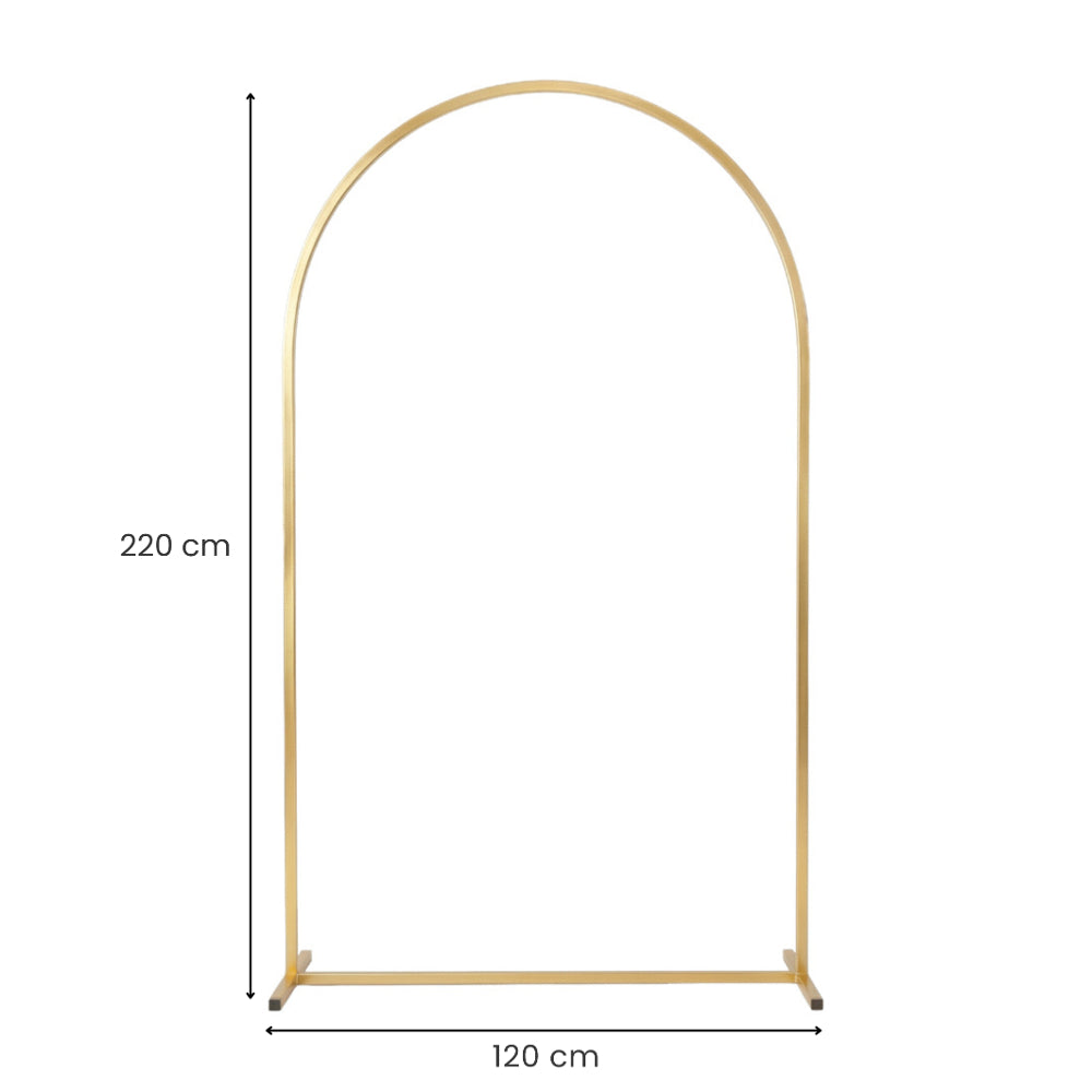 ARCHE DE MARIAGE 220x120 CM METAL OR (3)