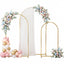 ARCHES DE MARIAGE METAL OR  HAUTEURS 220 180 140 CM X3 (3)
