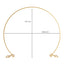 ARCHE DE BALLON 244 x 213 CM METAL OR (3)