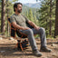 CHAISE DE CAMPING PLIANTE ALTERRA EN ALUMINIUM ET OXFORD 600D ORANGE (7)
