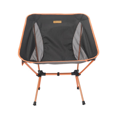 CHAISE DE CAMPING PLIANTE ALTERRA EN ALUMINIUM ET OXFORD 600D ORANGE (1)