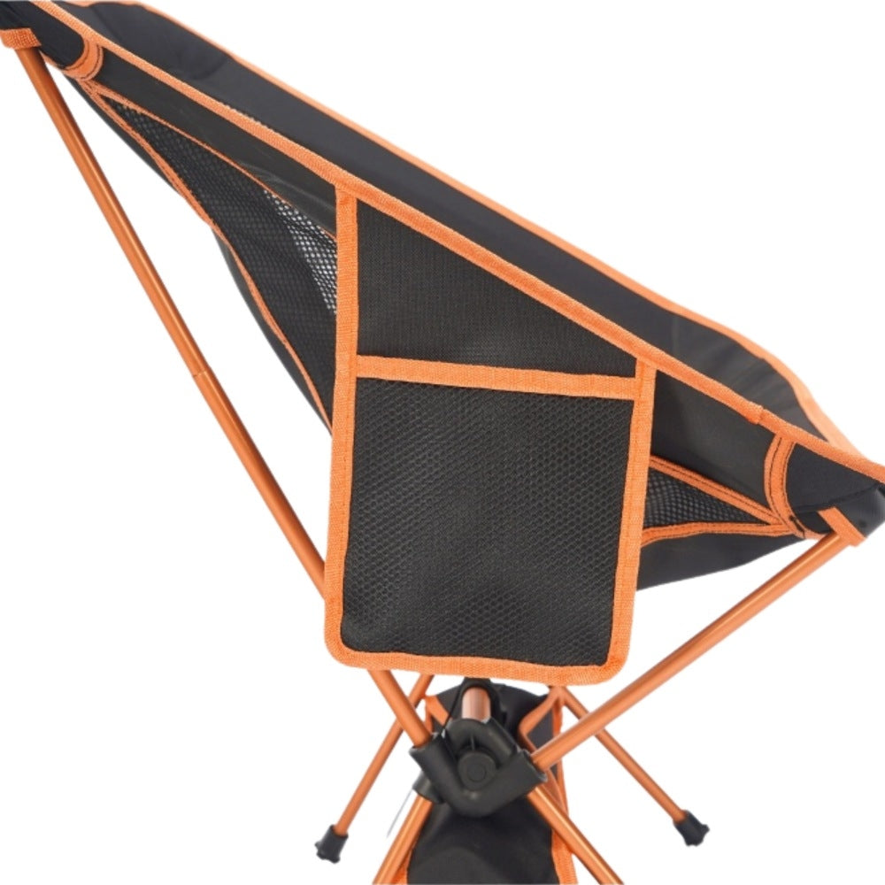 CHAISE DE CAMPING PLIANTE ALTERRA EN ALUMINIUM ET OXFORD 600D ORANGE (2)