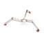 SUPPORT CARTOUCHE DE GAZ PLIABLE INOX TRAILGAZ STAND INOX
