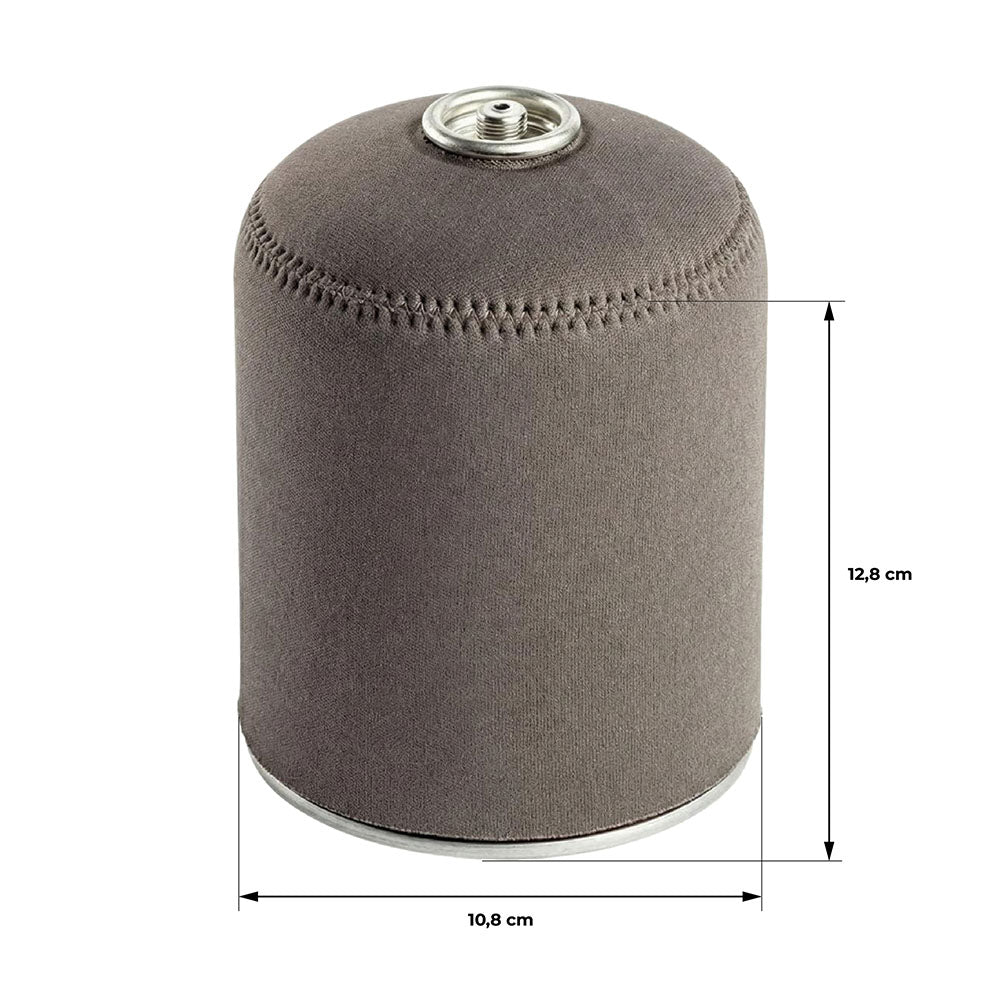 HOUSSE DE PROTECTION CARTOUCHE DE GAZ NEOPRENE GRAPHITE Ø10,5X7,2CM (3)