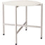 SALON DE JARDIN 3 PIECES 2 CHAISES RELAX ET TABLE ACIER COULEUR CREME (2)