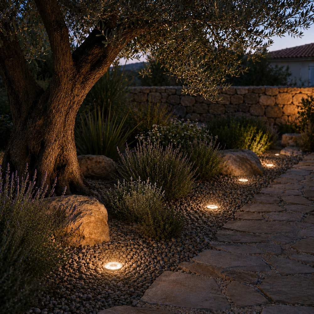 LAMPE SOLAIRE SOL 7X7X6,7CM 8 LED LOT DE 8