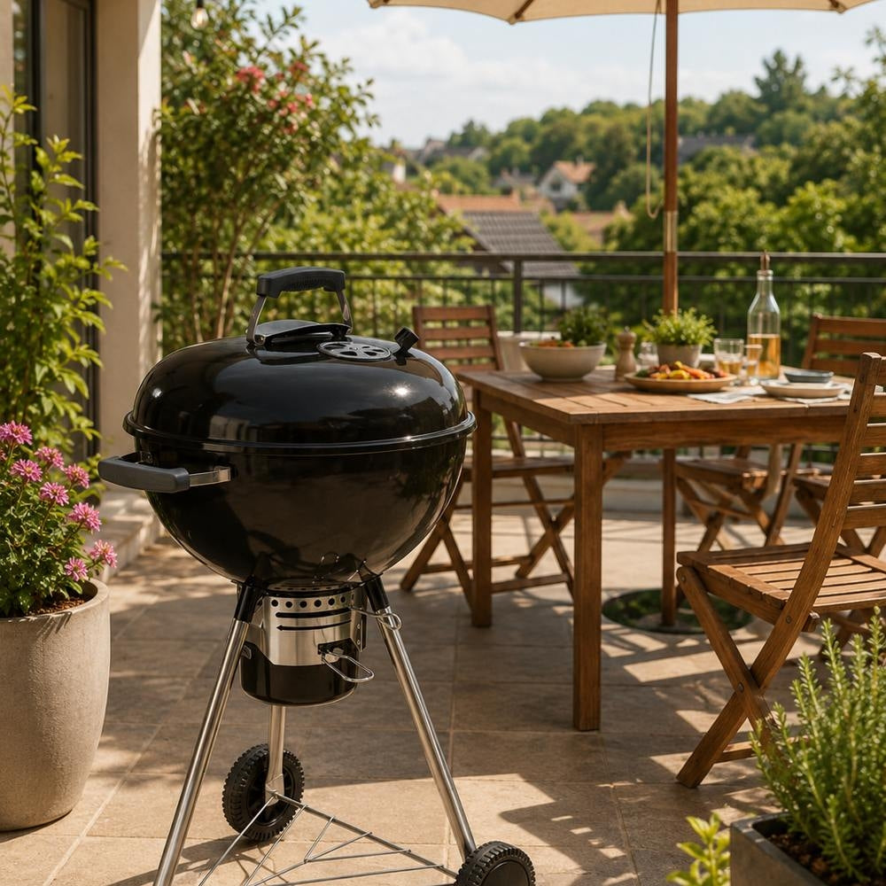 BARBECUE CHARBON DE BOIS GRILL 3 PIEDS (1)