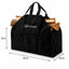 SAC DE TRANSPORT BOIS DE CHAUFFAGE 60X46 X 26 CM 50L OXFORD NOIR (2)