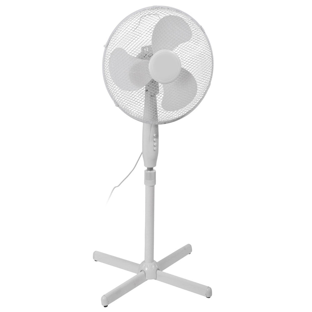 VENTILATEUR SUR PIED BLANC