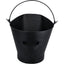 SEAU A CENDRES 4 PIECES 7L ACIER NOIR (2)