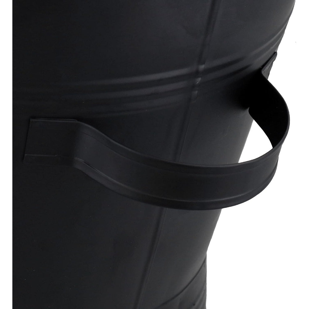 SEAU A CENDRES 4 PIECES 7L ACIER NOIR (3)