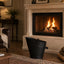SEAU A CENDRES 4 PIECES 7L ACIER NOIR