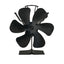 VENTILATEUR POELE A BOIS 6 PALES SANS ELECTRICITE 14 × 11 × 19 CM