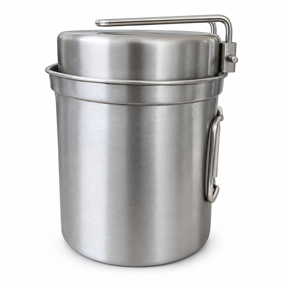 RECHAUD A BOIS DE CAMPING 10 PIECES EN INOX 430 (1)