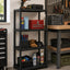 ETAGERE PLASTIQUE MULTI-NIVEAUX EN PLASTIQUE NOIR (1)
