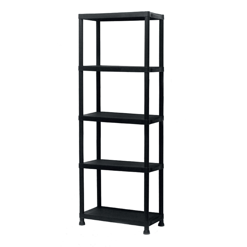 ETAGERE PLASTIQUE MULTI-NIVEAUX EN PLASTIQUE NOIR (3)