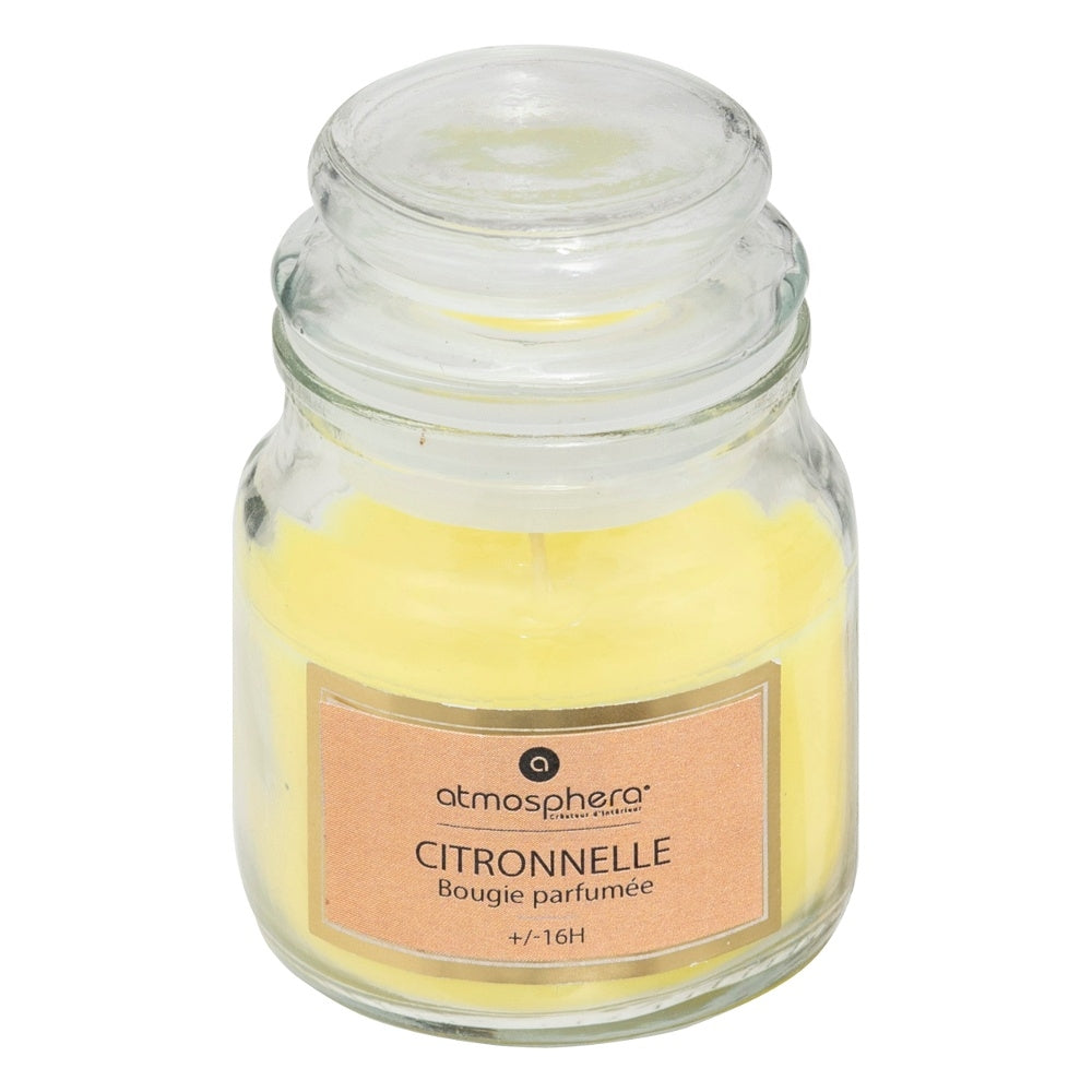 BOUGIE PARFUMEE CITRONNELLE EN VERRE