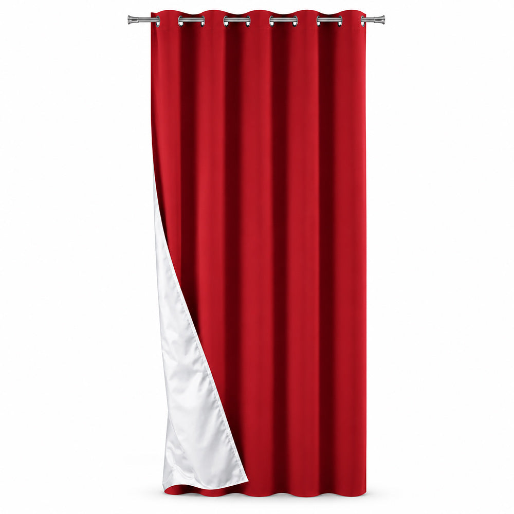RIDEAU ISOLANT NELSON ROUGE