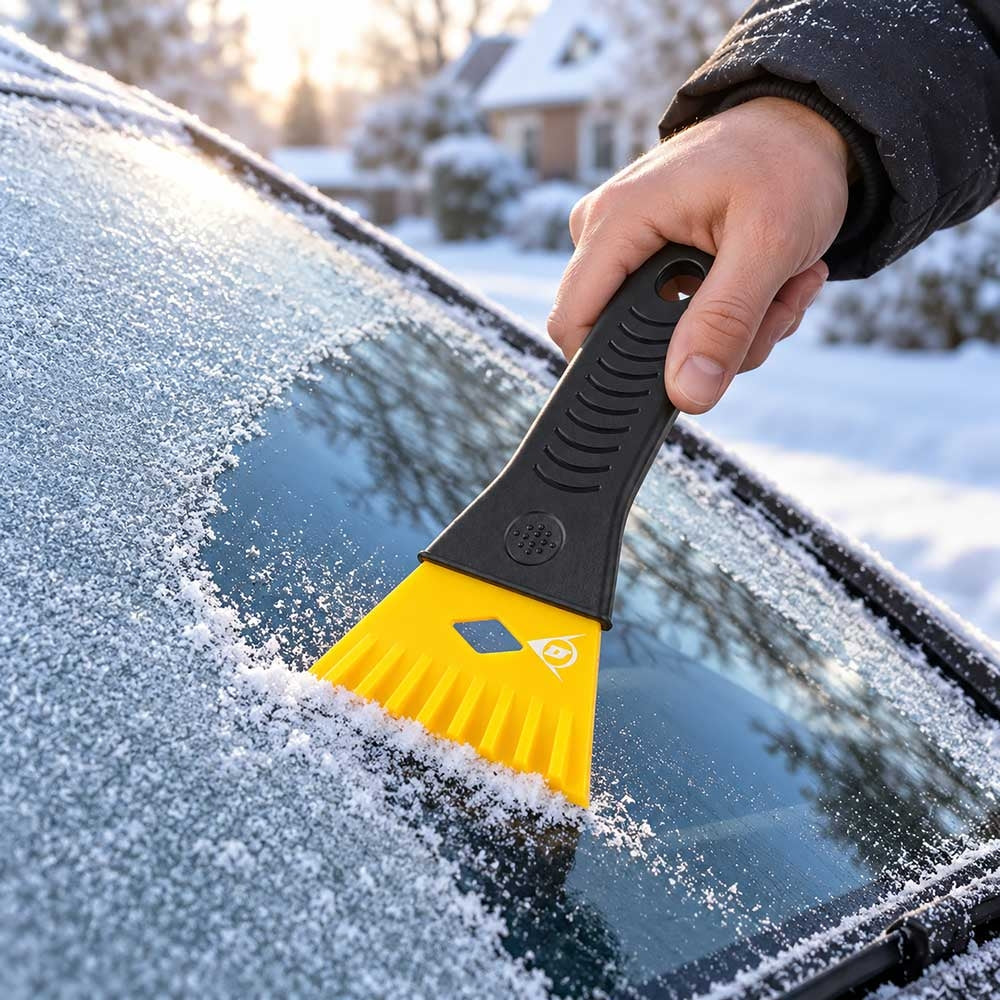 GRATTOIR A GLACE  POIGNEE ERGONOMIQUE DUNLOP