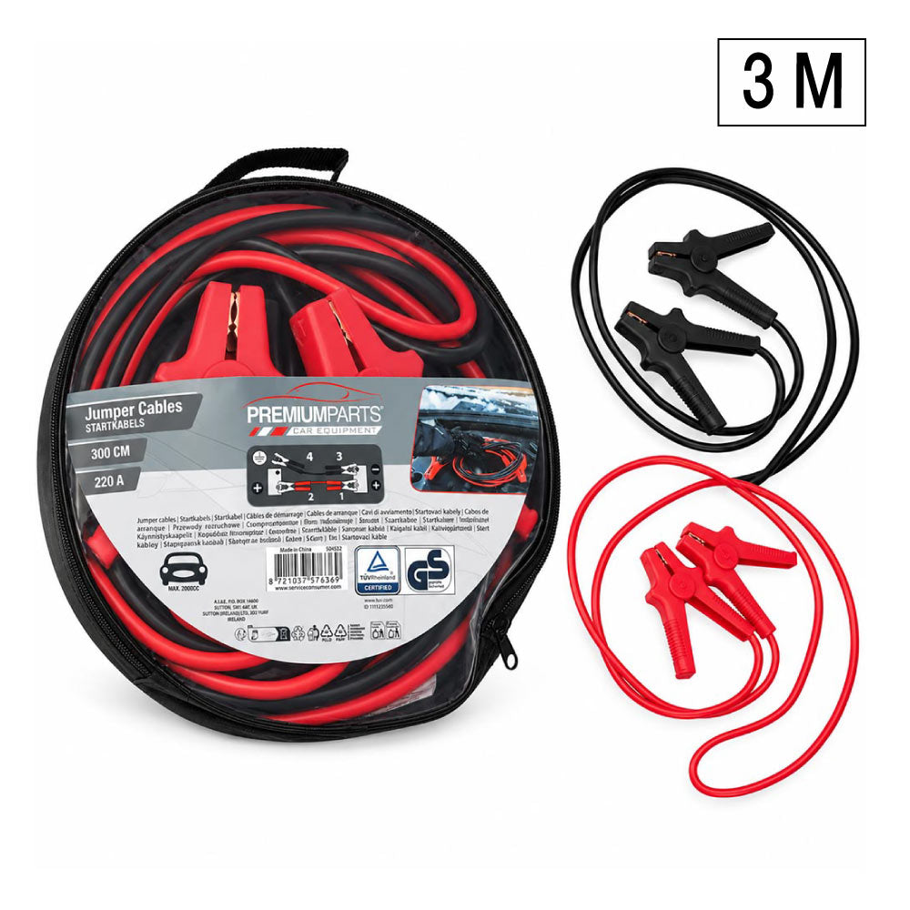 CABLES DE DEMARRAGE 3 M AVEC PINCES (1)