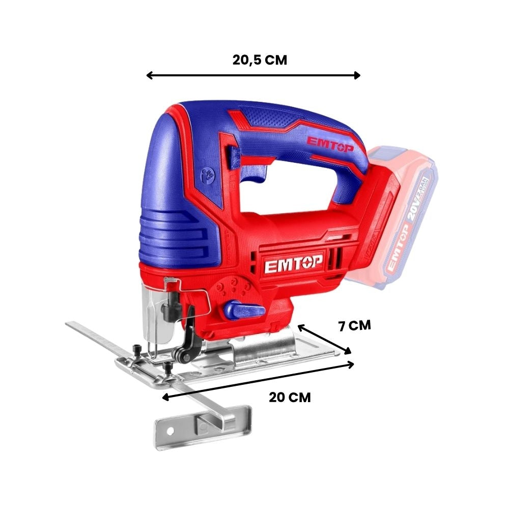 SCIE SAUTEUSE SANS FIL 20V BATTERIE ET CHARGEUR VENDUS SEPAREMENT (4)