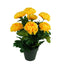 COMPOSITION FLORALE ARTIFICIELLE CHRYSANTHEMES BOULE