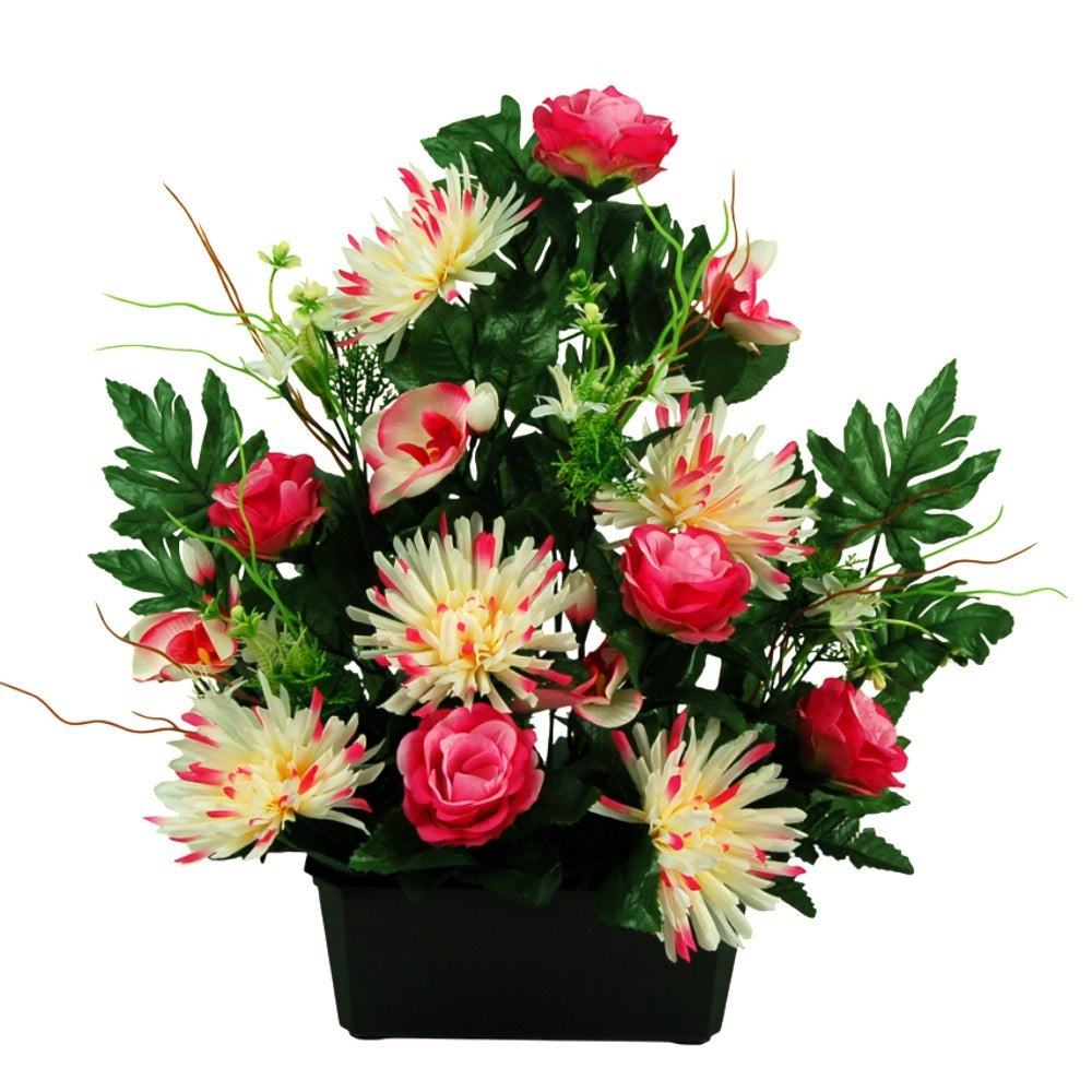 COMPOSITION FLORALE ARTIFICIELLE BOUTONS TOKYO ORCHIDEE