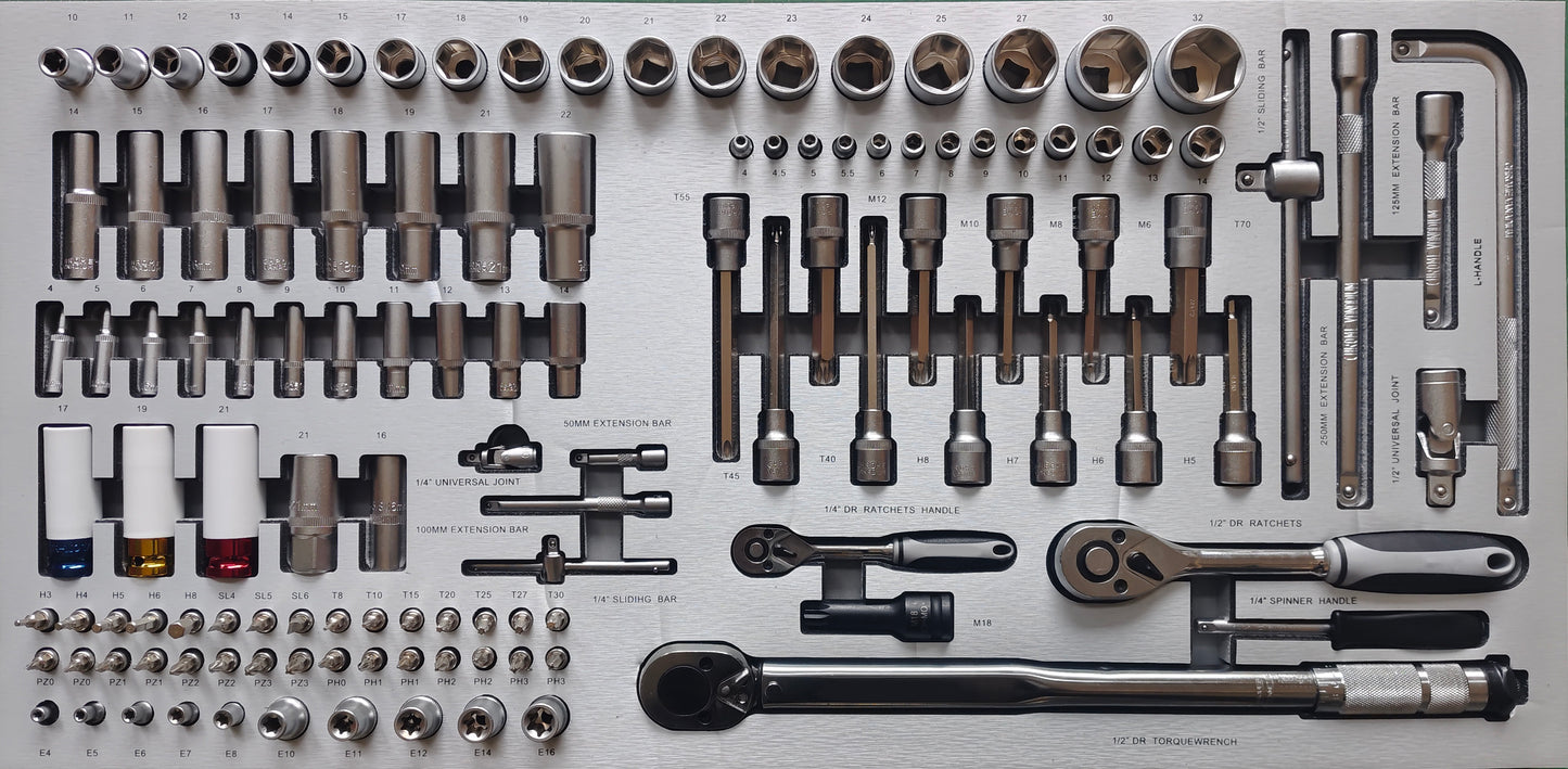 Servante d’atelier 12 tiroirs avec 319 outils – PHIXWELL | Coffre à outils professionnel