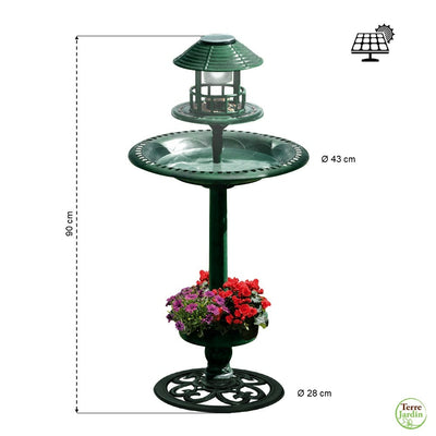 VASQUE OISEAUX SOLAIRE JARDINIÈRE (1)