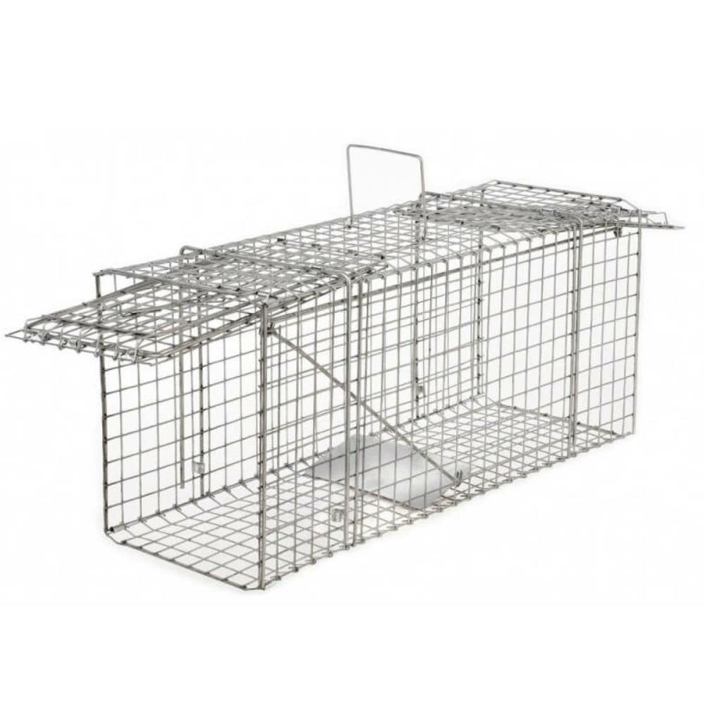 CAGE ANTI-NUISIBLE DOUBLE ENTRÉE 66 CM