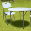 CHAISE DE JARDIN PLIABLE BLANC (3)